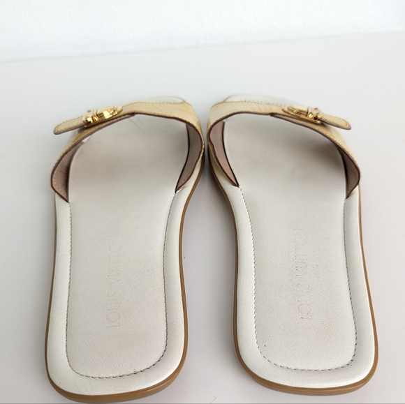 LOUIS VUITTON LEATHER WOMEN'S SANDALS - Picture 7 of 16